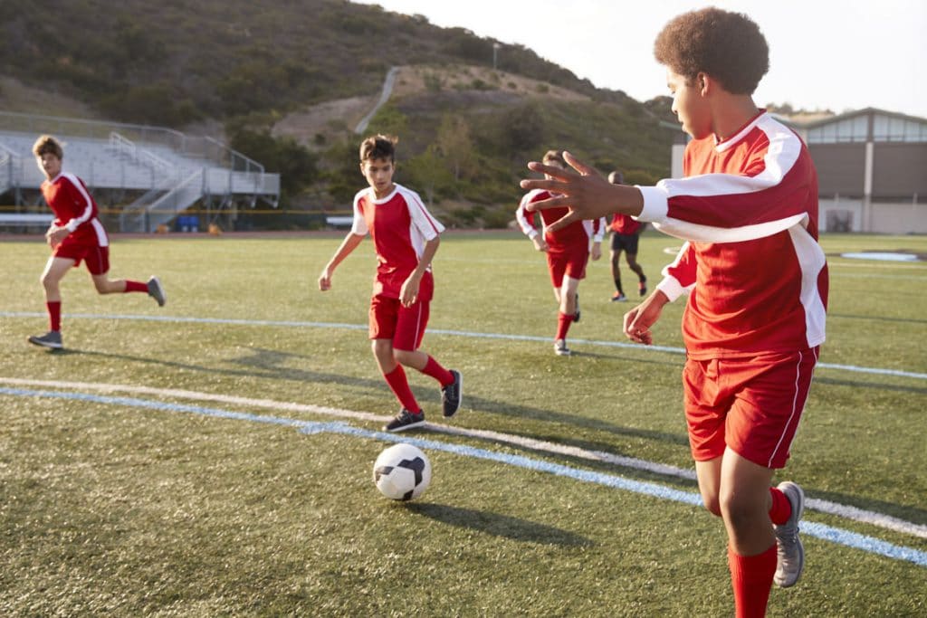 Group of Soccer Players using Brisbane Mouthguards